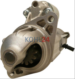 Anlasser Iseki SXG22 SXG323 TXG23 TXG237 Iseki Motor E3112 Massey-Ferguson GC1750 GC2400 GC2410 GC2600 GC2610 Denso 228000-8160 228000-8161 12 Volt 1,1 KW Made in Germany