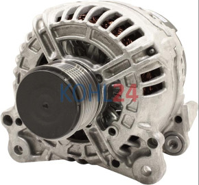 Lichtmaschine Audi A1 A3 Q3 TT TTS Seat Alhambra Altea Ibiza Leon Toledo Skoda Fabia Rapid Roomster Superb Yeti VW Beetle Caddy Eos Golf VI Polo Scirocco Sharan Tiguan Touran Bosch 0124525187 0124525542 0986081160 14 Volt 140 Ampere Original Bosch