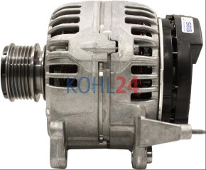 Lichtmaschine Audi A1 A3 Q3 TT TTS Seat Alhambra Altea Ibiza Leon Toledo Skoda Fabia Rapid Roomster Superb Yeti VW Beetle Caddy Eos Golf VI Polo Scirocco Sharan Tiguan Touran Bosch 0124525187 0124525542 0986081160 14 Volt 140 Ampere Original Bosch