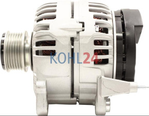 Lichtmaschine Chrysler Sebring Dodge Avenger Caliber Journey Stratus Jeep Compass Patriot Seat Alhambra VW California Caravelle Multivan Transporter T4 T5 Bosch 0124525098 0124525128 0124615006 0124615017 0124615040 0124615071 14 Volt 150 Ampere - Bild 2