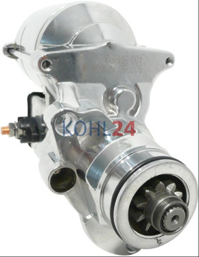 Anlasser Harley Davidson FLHP FLHR FLHRC FLHRSE FLHT FLHTC FLHTCSE FLHTCU FLHTCUSE FLHTCUTG FLHTK FLHTP FLHX FLHXSE FLHXXX FLSTC FLSTF SLSTN FLSTSB FLSTSE FLSTSFB FLTR FLTRX FXCW FXD FXDC usw. 12 Volt 1,4 KW chrom chrome