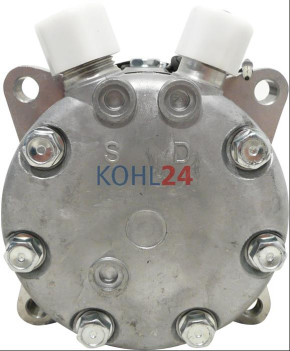 Klimakompressor Claas Dominator 130 140 150 Jaguar 820 840 850 860 880 Lexion 410 430 460 480 Medion 310 330 340 6259932 6259940 Renault 7700037805 Sanden SD7H15-7975 12 Volt