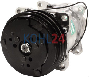 Klimakompressor Case 3405689C3 3405689R1 3405689R2 New Holland 80450805 89508380 Sanden SD5H14-4513 SD5H14-6631 SD7H15-4434 12 Volt Original Sanden