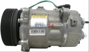 Klimakompressor VW 7D0820805D 7D0820805J 7D0820805L Geri 945427 Hella 351127441 Sanden 1222 1247 1280 SD7V16-1222  SD7V16-1247  SD7V16-1280 12 Volt - Bild 2