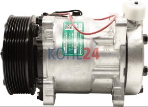 Klimakompressor Ford 5640 6640 7740 7840 8240 8340 New Holland TS90 TS100 TS110 TS115 SD7H15-6022 SD7H15-7890 SD7H15-8028 SD7H15-8100 SD7H15-8230 12 Volt Original Sanden