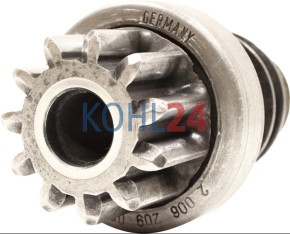 Ritzel für Anlasser der 0001354...-Serie EJD...-Serie Bosch 2006208013 2006209021 2009209032 2006209181 2006209902 11 Zähne 3 Splines rechts Original Bosch