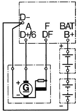 Gleichstromregler z.B. Mercedes-Benz Motor OM346 Marine usw. Bosch 0190104029 0190104052 RS/WA700/24A1 RS/WA700/24B1 24 Volt 42 Ampere Reparatur Made in Germany positiv