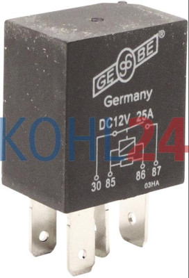 Relais 12 Volt 25 Ampere Bosch 0332017100 0332017300 0332017315 0986332010 09860332061 0986332070 0986AH0300 Wehrle 29200075