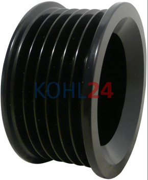 Riemenscheibe 6 Rillen = 17 x 49,50 x 31,50 Bosch 1126601043 Valeo 593777