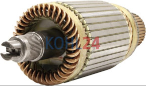 Anker für DC-Motor 11.216.417 11.216.781 AMK4651 AMK4678 MM24 Iskra Letrika 16.361.368  Mahle MMX302 24 Volt Original Iskra Letrika (Mahle)