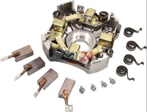 Enddeckel mit Kohlenhalter für DC-Motor MM65 MM166 Iskra Letrika 16.906.456 Mahle MMX368 Orginal Iskra Letrika (Mahle)