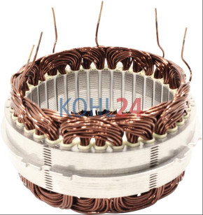 Ständerwicklung für Lichtmaschinen der 0124655...-Serie Bosch 1986AE1114 F00M130113 F00M130140 F00M130175 28 Volt 100 Ampere Original Bosch
