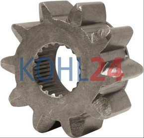 Ritzel für Anlasser MS769 Iskra Letrika 16.909.333 Mahle MSX1817 10 Zähne rechts Original Iskra Letrika (Mahle)