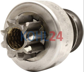 Ritzel für Anlasser Magneti Marelli 63223331 MT21T1,8/12D9 9 Zähne 3 Splines rechts