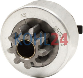 Ritzel für Anlasser Lucas 072139001010 Magneti Marelli 72139001 72363402 72397101 ZEN 1.01.0407.0 9 Zähne 6 Splines rechts