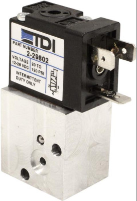 Solenoid Valve 12-26VDC TDI TurboTwin Druckluftanlasser 0497938 2-29802 Original TDI