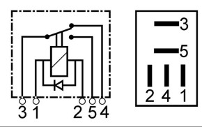 Relais 12 Volt 20 Ampere / 10 Ampere