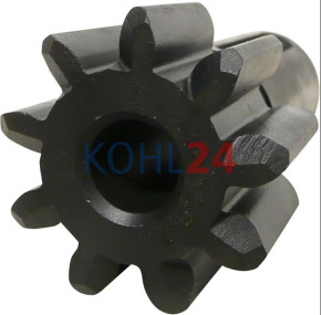 Ritzel für Anlasser der 0001410...-Serie 0001411.-Serie 0001413...-Serie 0001414...-Serie 0001415...-Serie 0001416...-Serie 0001417...-Serie FKB-Serie Bosch 2006382013 2006382017 2006382020 2006382150 2006382176 2006382193 9 Zähne Stahl