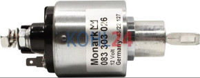 Magnetschalter für Anlasser der 0001107...-Serie 0001108...-Serie 0001110...-Serie 0001208...-Serie 0001211...-Serie 0001314...-Serie Bosch 0331303006 0331303026 0331303506 2339303249 2339303284 ZM ZM575 12 Volt Original Monark