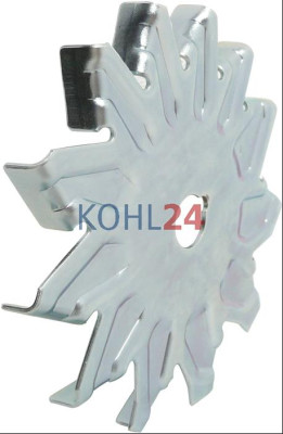 Lüfterrad 12 = 17 x 135,00 x 12,18 Bosch 1126610026 1126610046 linksdrehend