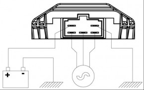 Regler/Gleichrichter Aprilia Benelli Beta Derbi Gilera Hyosung Husqvarna Italjet Malaguti Piaggio Peugeot Yamaha Saprisa 7622 REF7622 12 Volt 30 Ampere