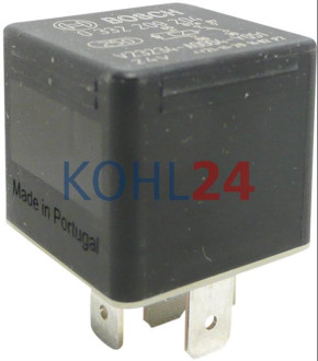 Relais 24 Volt 10 Ampere / 20 Ampere Bosch 0332204204 0332204212 0332204213 0332204214 0332209204 0986AH0612 0986AH0614 Wehrle 20401003 20401103