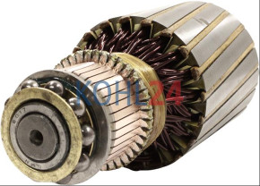 Gleichstromanker für Lichtmaschine LJ/GJJ130/12/1500R5 Bosch 2104014141 12 Volt 16 Ampere Reparatur Made in Germany