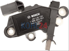 Regler für Lichtmaschinen der 0125711...-Serie 0125811...-Serie Bosch 1986AE0051 F00M346131 F00M346166 14 Volt Original Bosch