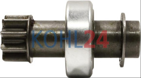 Ritzel für Anlasser der 028000-....-Serie 128000-....-Serie Denso 028300-0830 028300-0831 028300-3320 028300-3321 ZEN 1.01.0341.0 9 Zähne 10 Splines links
