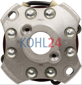 Enddeckel mit Kohlenhalter für DC-Motor MM65 MM166 Iskra Letrika 16.906.456 Mahle MMX368 Orginal Iskra Letrika (Mahle)