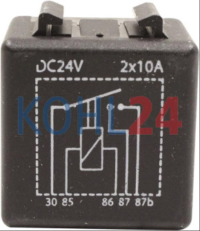 Relais 24 Volt 10 Ampere Bosch 0332004003 0332005003 0332005006 0332015002 0332015008 0332015014