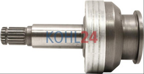 Kupplung mit Ritzel für Anlasser MS769 Iskra Letrika 16.909.340 Mahle MSX1825 10 Zähne Original Iskra Letrika (Mahle)