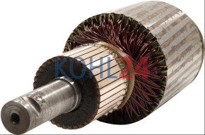 Gleichstromanker für Lichtmaschinen der 0101356...-Serie Bosch 2104014952 24 Volt Reparatur Made in Germany