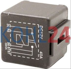 Relais 12 Volt 40 Ampere Bosch 0332014107 0332014113 0332014118 0332014119 0332014125 0332014150 0332014406 0332014801 0332019150 0332019151 0332019801 0986AH0250 0986AH0251 0986AH0605