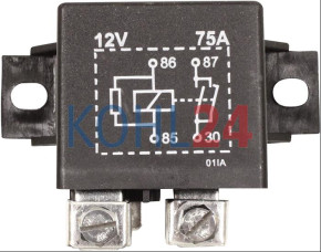 Leistungs-Relais Bosch 0332002168 12 Volt 75 Ampere mit Widerstand