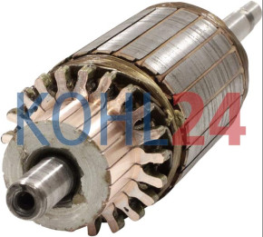 Anker für Anlasser Renault 4CV Dauphine Ducellier 6010A 6010B 6010D 6 Volt Reparatur Made in Germany